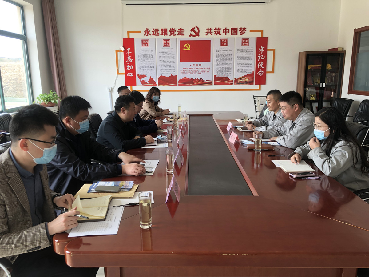 市(shi)人社局(jú)來我司(si)開展人(ren)才調研(yán)工作